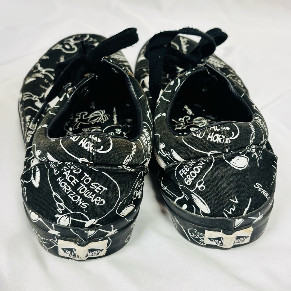 Vans Black & White Graphic Old Skool Sneakers - Picture 5 of 10